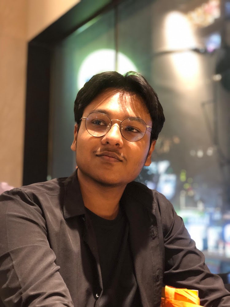 Asef Zaman Dian face, looking to the side